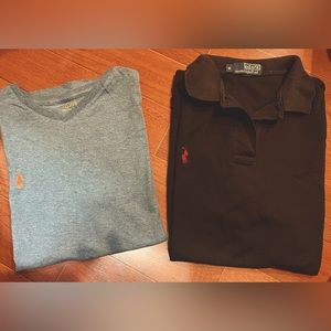 Men’s Ralph Lauren polo and t shirt M